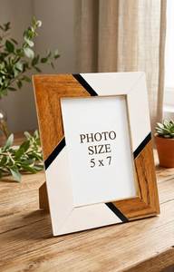 Classic Home Decor RR Enterprises RR202512107 MDF Resin Wooden Wall and Table Display Photo Frame Made in India - Product Image 3
