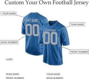 Camiseta de Fútbol Americano Morada para Hombre, Cuello en V, Manga Corta, Impresión Personalizada con Nombre del Equipo, Poliéster que Absorbe la Humedad, Corte Regular - Product Image 3