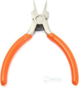 Stainless Steel Flat Nose Pliers Jewelry Handcraft Making 5 Inch Precision <b>Craft</b> Tool Smooth Jaw Comfortable Grip <b>Wire</b> Bending - Product Image 5