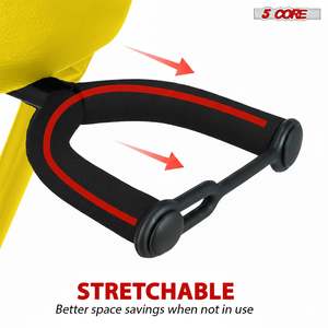 Taburete para Guitarra 5Core, Silla Acolchada de 3.15 Pulgadas con Respaldo, Asiento Musical Plegable con Reposapiés Integrado, Soporte para Guitarra - Product Image 4