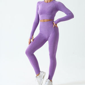 Leggings et soutien-gorge de sport respirants et à séchage rapide de haute qualité pour femmes, vêtements de sport, vêtements de yoga, ensembles de yoga pour femmes - Product Image 2