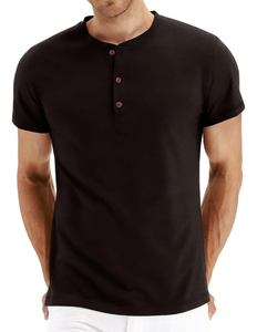 Camiseta Básica de Algodón para Hombre al por Mayor, con Dobladillo, Tejido de Punto Jersey Suave, Manga Corta, Corte Regular, Ropa Casual de Calidad Premium de Fábrica - Product Image 1