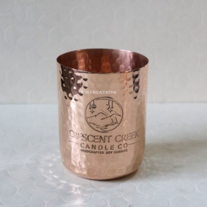 Custom Logo Antique Candle Jars with lid Handmade Copper Candle Container for Making Scented Candles Home Decoration - Product Image 3