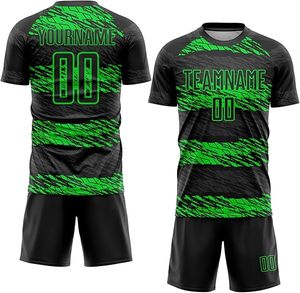 Uniformes de Fútbol Personalizados Unisex |   Conjuntos de Camisetas Deportivas Sublimadas 100% Poliéster, Secado Rápido, Malla Transpirable para Fútbol - Product Image 4