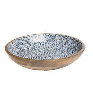 ชามไม้ทรงกลมสไตล์วินเทจ ชามสลัดไม้เนื้อแข็ง ชามซุปไม้เนื้อแข็ง - Product Image 5