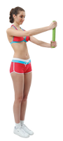 ALLWINWIN FLB03 Flex Bar - Barre de thérapie de résistance en caoutchouc naturel pour le coude de tennis