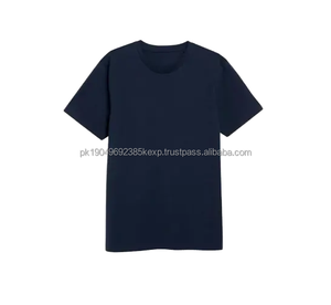 Camiseta de Algodón Extra Grande para Hombre, Unisex, Manga Corta, Cuello Redondo, Color Sólido Básico, Ajuste Holgado, 100% Algodón - Product Image 1