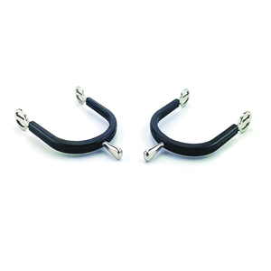 Espuelas Inglesas de Acero Inoxidable, Espuelas Ecuestres para Hombres y Mujeres, 1 Par, Plateadas, para Montar a Caballo - Product Image 2