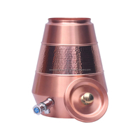 Distributeur d'eau en cuivre pur Hot Hale le plus vendu avec robinet en acier et utilisation de conception martelée à la main pour le bureau d'hôtel à domicile