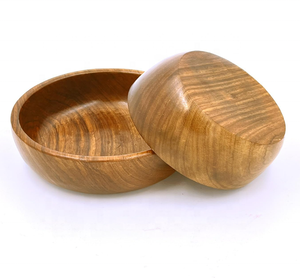 Decorado al por mayor para servir comida restaurante Acacia madera fruta ensalada sopa cuenco rústico hecho a mano cuenco de madera - Product Image 5