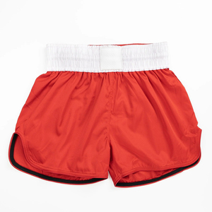 Shorts de Muay Thai respirants pour hommes, taille haute élastique, couleur unie, pour la lutte MMA, shorts de Muay Thai pour adultes - Product Image 4