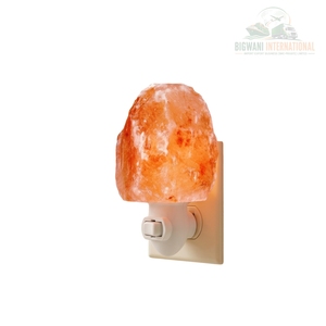 Lámpara de Pared de Sal del Himalaya Natural con Base Giratoria e Interruptor para Decoración de Interiores, Venta al Por Mayor - Product Image 1