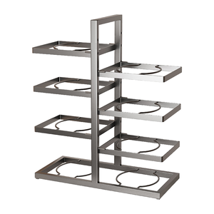 Étagère de rangement de cuisine en fer robuste et durable, murale, à double niveau, multifonctionnelle, pour garde-manger - Product Image 3