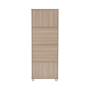 Contemporary Laminated Board <b>Storage</b> <b>Box</b> Ebonnese Finish Four Tier Multi-Purpose <b>Lockable</b> Organizer Cabinet Separate Key Locks - Product Image 4
