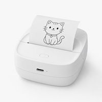 Mini Imprimante Portable sans Encre de 58 mm pour Autocollants et Photos depuis Téléphone pour Notes d'Étude