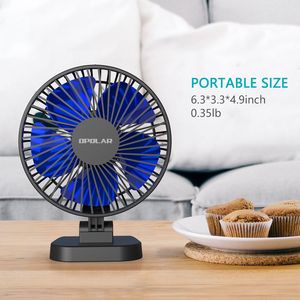 Ventilatore da Scrivania USB ABC Silenzioso e Portatile con Regolazione a 40 Gradi, Migliore Raffreddamento per Ufficio, 3 Velocità, Piccolo Gadget USB Potente - Product Image 3