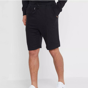 Ensemble décontracté homme automne 2025 – Survêtement 2 pièces en coton uni respirant avec sweat à capuche et short – Personnalisable – OEM - Product Image 6