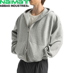 Chaqueta con capucha y cuello alto para hombre, con cremallera completa, resistente a la intemperie, capa exterior de punto grueso, forro polar, uniforme activo. - Product Image 3