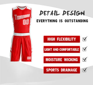 Custom Men Basketball Uniform Set High Performance Sublimation <b>Mesh</b> Basketball Jersey for Professional Team Training - Product Image 3