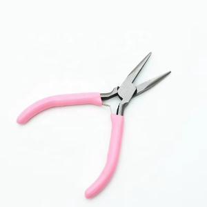 Pink <b>Mini</b> Jewelry Pliers Stainless Steel Precision Wire Cutters DIY Craft <b>Tools</b> for Necklace Pendant Making Custom <b>Tools</b> - Product Image 3