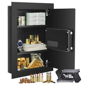 Caja Fuerte Digital Empotrada en Pared con Cerradura de Seguridad para Almacenamiento de Armas y Dinero en Efectivo - Product Image 6