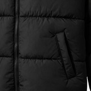 <b>Men</b> Hooded Stand Collar Puffer Jacket Custom Streetwear Winter Waterproof Eco-Friendly Warm Quilted Coat - Product Image 3