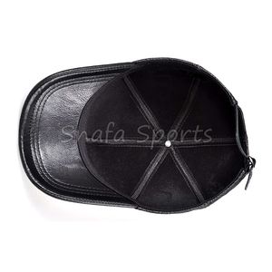 Casquettes de baseball tendance en cuir de vache véritable, sportives, personnalisables OEM, pour hommes et femmes, respirantes et imperméables - Product Image 6