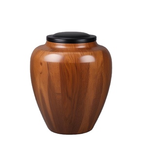Vente en gros d'urne funéraire en bois rustique cendres urnes dispersant des fournitures funéraires de marque privée à bas prix - Product Image 1