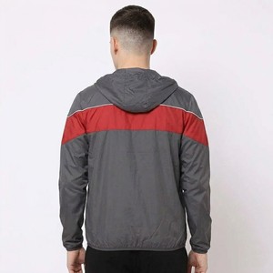 New Style Mens Retro Stripe Hooded Windbreaker <b>Jacket</b> <b>Lightweight</b> Casual Outdoor Sports Coat Modern Zip Up <b>Running</b> Streetwear - Product Image 2