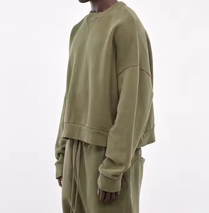 Mens Vintage Washed Sweatshirt Cozy Long Sleeve Crewneck Pullover for Travel Running and Everyday Fashion - Product Image 6