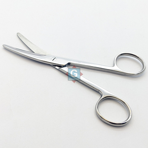 Manual CE Certified Gray Rocks -1414-17 Busch Umbilical Cord Scissors Stainless Steel Surgical Instrument for Medical <b>School</b> - Product Image 1