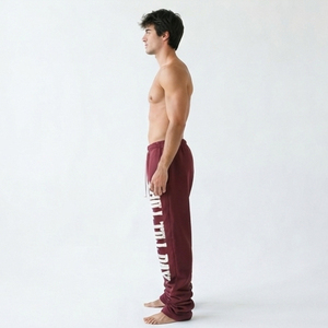 Pantalones Deportivos Personalizados con Estampado Desgastado, Pantalones de Invierno Ecológicos y Resistentes, Pantalones Deportivos de Felpa Francesa de 400 GSM - Product Image 3
