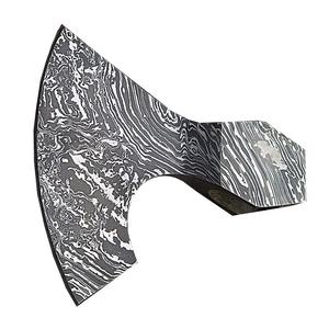 Hacha Jexmoo personalizada de acero de Damasco hecha a mano de calidad premium con funda de cuero, regalo para papá, hecha a mano, estilo industrial. - Product Image 2