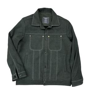 Veste en tricot vintage tendance pour hommes grande taille col de chemise d'hiver décontracté avec logo brodé sur mesure vente en gros directe depuis l'Inde - Product Image 5