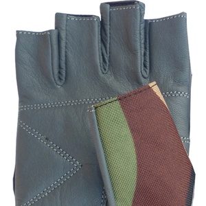 Keven Impex NEW 2021 Tactical Half Finger <b>Leather</b> <b>Gloves</b> Custom Logo Fasten Closure Digital Print Outdoor Sports Unisex Hand - Product Image 4