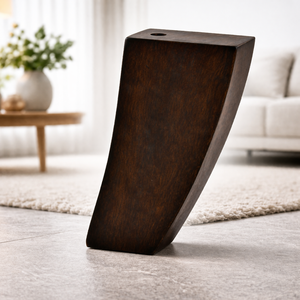 Modern Slim Curved Furniture Legs Solid Wood <b>Sofa</b> Cabinet <b>Feet</b> Replacement Minimalist Durable Design - Product Image 1