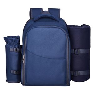 Zaino da Picnic Isolato per 2 Persone con Portabottiglie Staccabile e Scomparto Refrigerante - Product Image 6
