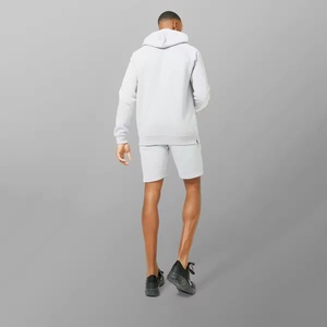 Ensemble de survêtement à capuche personnalisé de haute qualité, sweat-shirt ample et short, deux pièces, imprimé en relief, vêtements de jogging pour hommes - Product Image 5