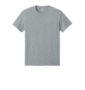 JERZEES <b>Men's</b> Heather <b>Grey</b> Short Sleeve Crew Neck T-<b>Shirt</b> Blank Solid O-Neck Tee - Product Image 1