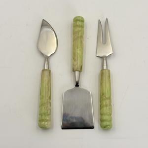 Juego de 3 Utensilios de Acero Inoxidable para Queso, los Mejores Regalos de la India al Precio Más Bajo - Product Image 4