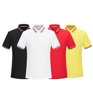 เสื้อโปโลชายผ้าฝ้าย 100% แขนสั้นทรงเข้ารูป สั่งทำได้ พร้อมปักลายสีตัดกัน มีไซส์ใหญ่ - Product Image 1