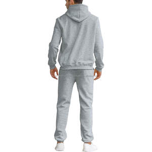 ชุดวอร์มผู้ชาย 2 ชิ้น ผ้าเฟรนช์เทอร์รี่ แขนยาว คุณภาพสูง ขายดี ชุดออกกำลังกาย ชุดกีฬา - Product Image 4