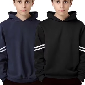 Sweat-shirt pour garçons à capuche, chaud, confortable, décontracté, polyvalent, sportif, pour la maison, les activités de plein air, nouveau style européen, en coton - Product Image 1