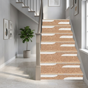Luxury Matte Marble Porcelain <b>Step</b> Riser Tiles 200x1200mm Anti-Slip Stair Treads for Bathroom and Premium Architecture - Product Image 4