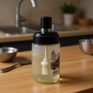 Tarro para Condimentos de 250ml con Brocha para Aceite, Botellas para Condimentos, Tarro para Especias - Product Image 2