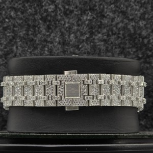 Reloj de Diamantes de Acero Inoxidable Más Vendido para Hombre con Esfera de Agujas y Movimiento Mecánico Automático, Reloj de Lujo - Product Image 4