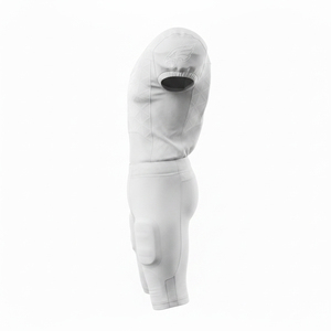 Ensemble complet de maillot et pantalon de football américain personnalisé, sublimation intégrale, respirant, pour jeunes et adultes, idéal pour l'entraînement et les matchs. - Product Image 3