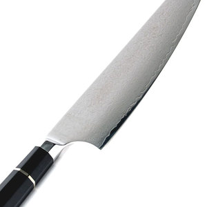 Cuchillo de chef de acero de Damasco de lujo con hoja estampada, herramienta de cocina de alto rendimiento para cortar y rebanar con precisión - Product Image 4