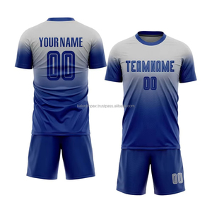 Nouveau modèle d'uniforme de football de qualité supérieure de couleur unie à vendre - Product Image 1