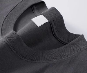 Camiseta de Algodón 100% de 250 g/m², de Alta Calidad, Lavado Ácido, Estilo Vintage, Efecto Desgastado por el Sol, Manga Corta, para Hombre - Product Image 4